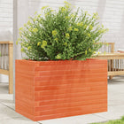 Planter 70x40x45.5 cm solid pine wax brown
