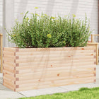 Planter 110x40x45.5 cm solid pine wood
