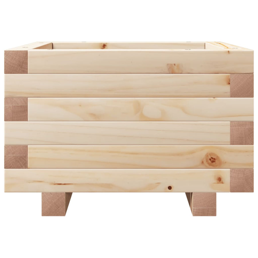 Plantenbak 40x40x26,5 cm massief grenenhout