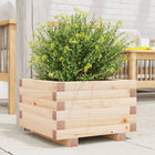 Planter 40x40x26.5 cm solid pine wood