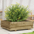 Planter 80x80x26.5 cm impregnated pine