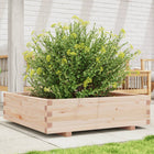 Planter box 90x90x26.5 cm solid pine wood