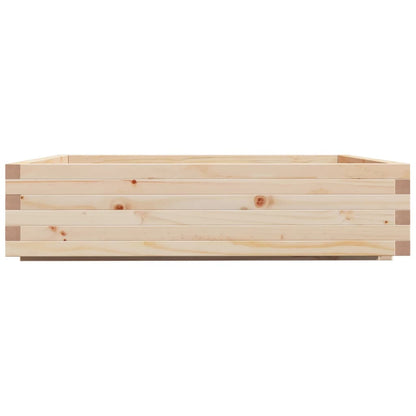 Plantenbak 100x100x26,5 cm massief grenenhout