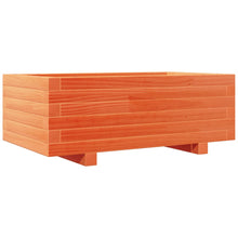 Plantenbak 70x40x26,5 cm massief grenenhout wasbruin