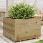 Planter 70x70x49.5 cm impregnated pine