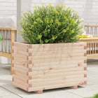 Planter 70x40x49.5 cm solid pine wood