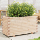 Planter 90x40x49.5 cm solid pine wood