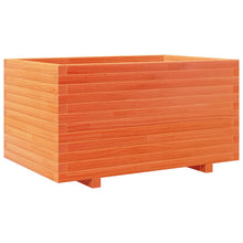Plantenbak 90x60x49,5 cm massief grenenhout wasbruin