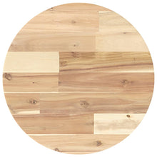 Tafelblad Rond Massief Acaciahout Ø 40 x 2 cm Naturel (onafgewerkt)