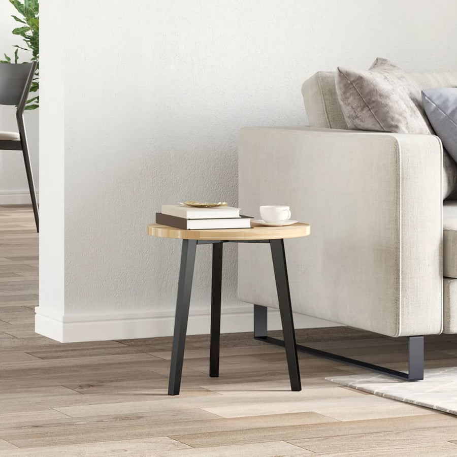 Tafelblad Rond Massief Acaciahout Ø 40 x 2 cm Naturel (onafgewerkt)