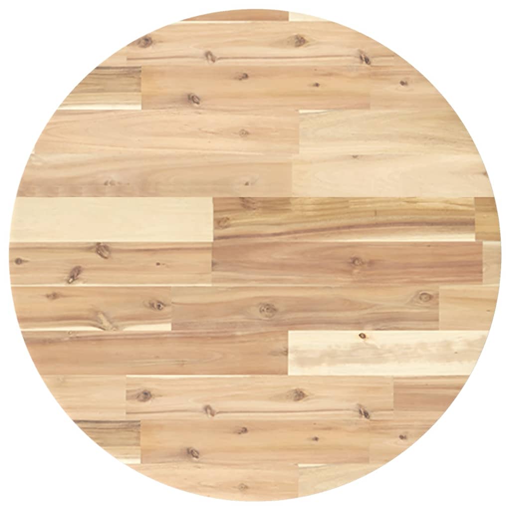 Tafelblad Rond Massief Acaciahout Ø 60 x 2 cm