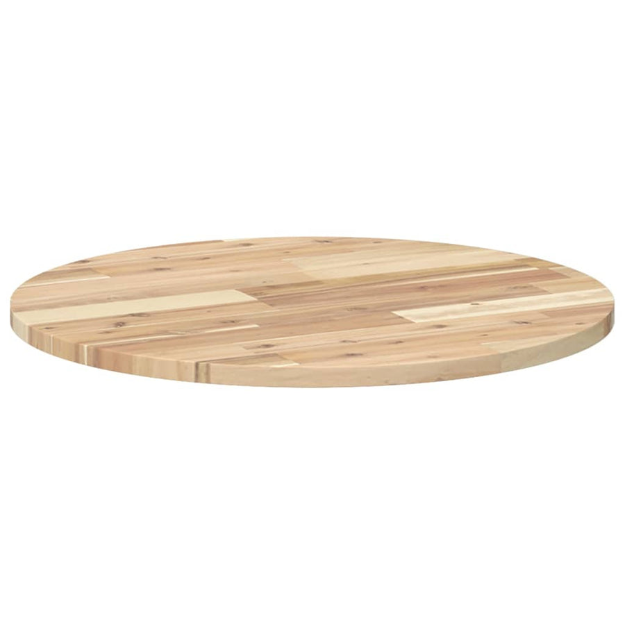 Tafelblad Rond Massief Acaciahout Ø 60 x 2 cm