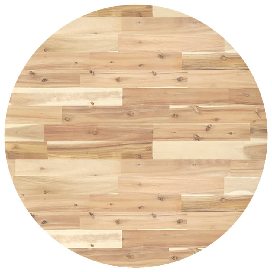 Tafelblad rond Ø 80x2 cm massief acaciahout