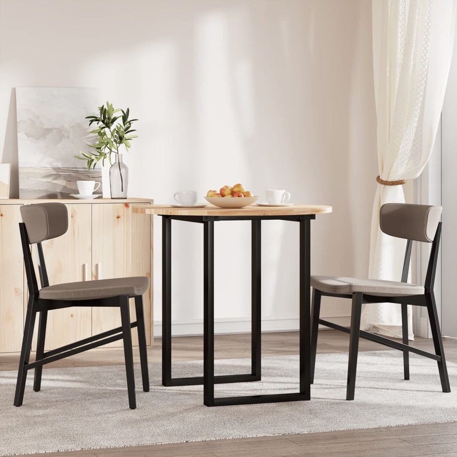 Tafelblad rond Ø 80x2 cm massief acaciahout