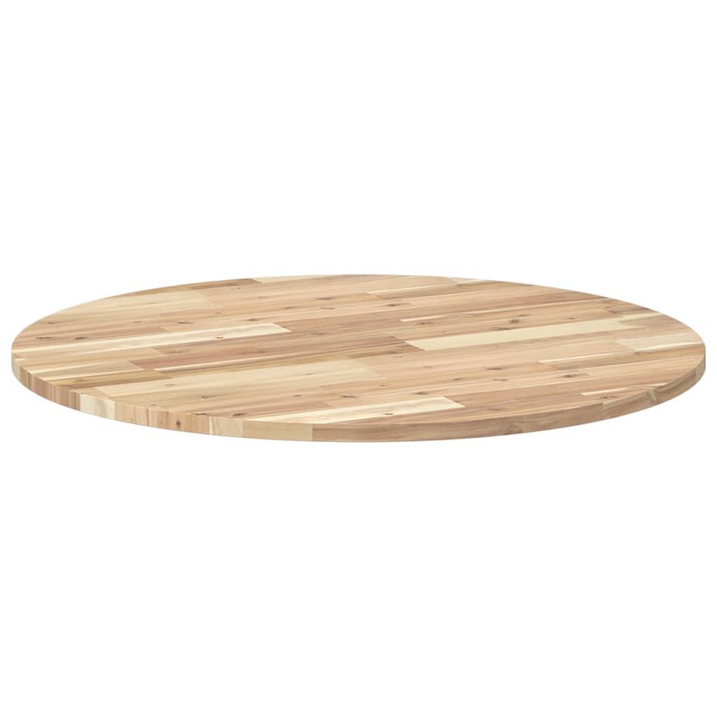 Tafelblad rond Ø 80x2 cm massief acaciahout