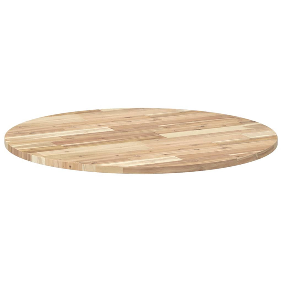 Tafelblad rond Ø 80x2 cm massief acaciahout