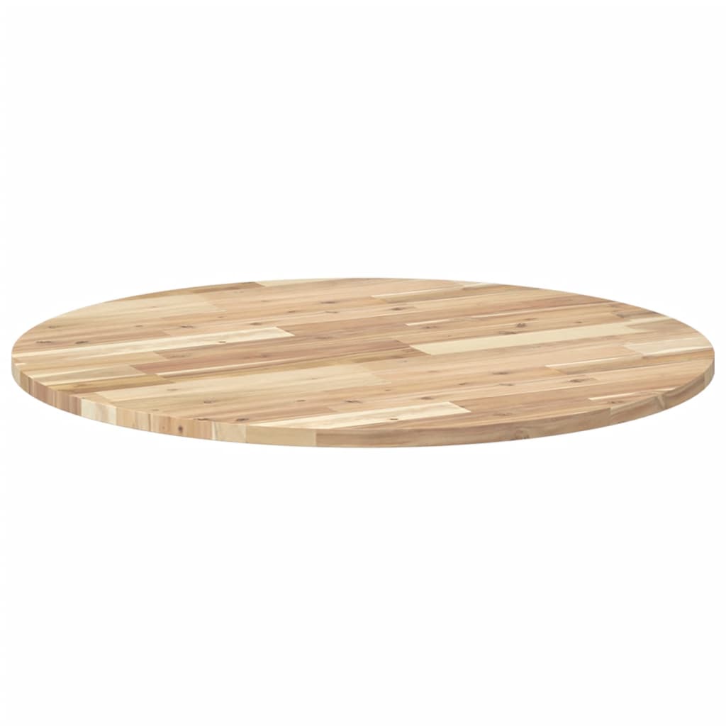 Tafelblad rond Ø 80x2 cm massief acaciahout