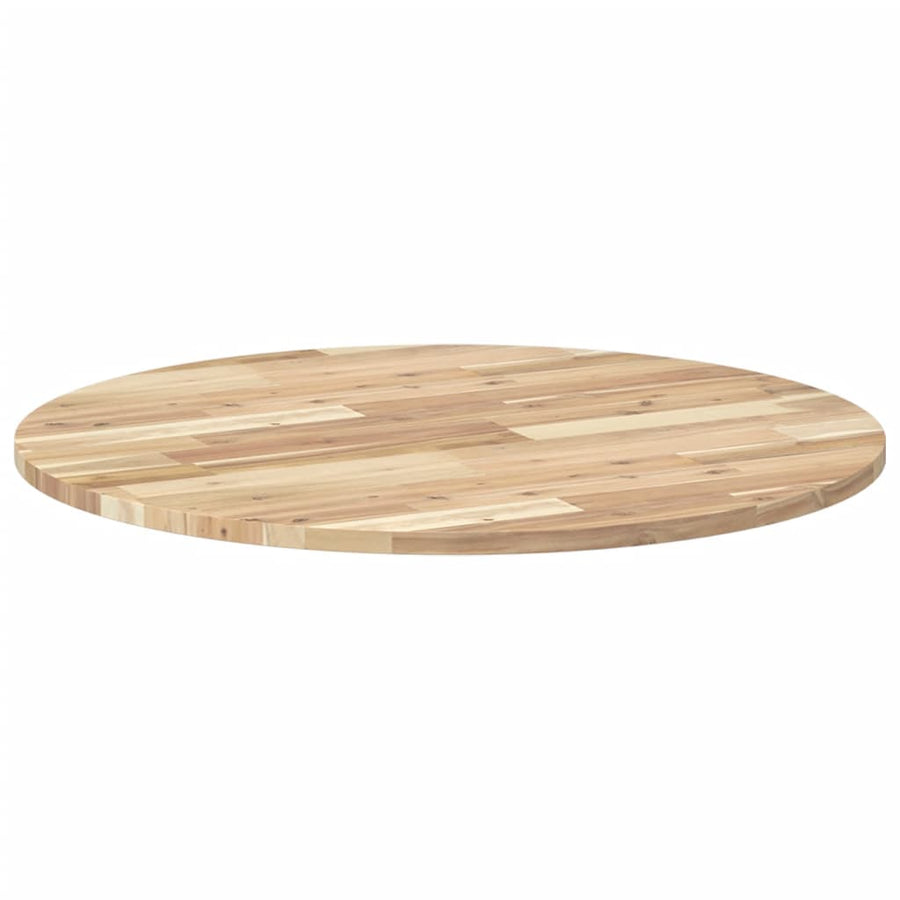 Tafelblad rond Ø 80x2 cm massief acaciahout