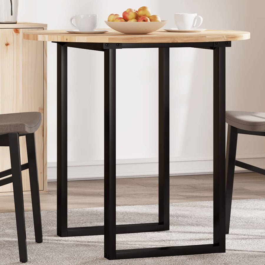 Tafelblad rond Ø 80x2 cm massief acaciahout
