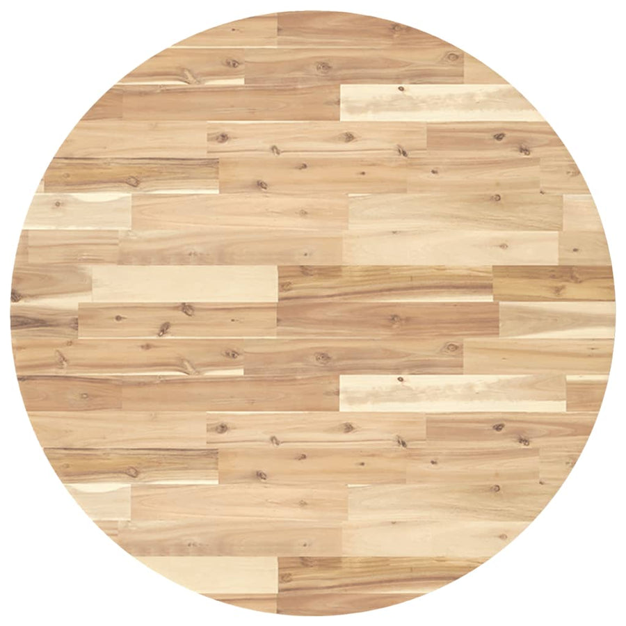Tafelblad rond Ø 90x2 cm massief acaciahout