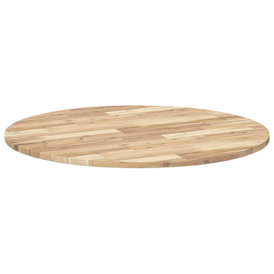 Tafelblad rond Ø 90x2 cm massief acaciahout