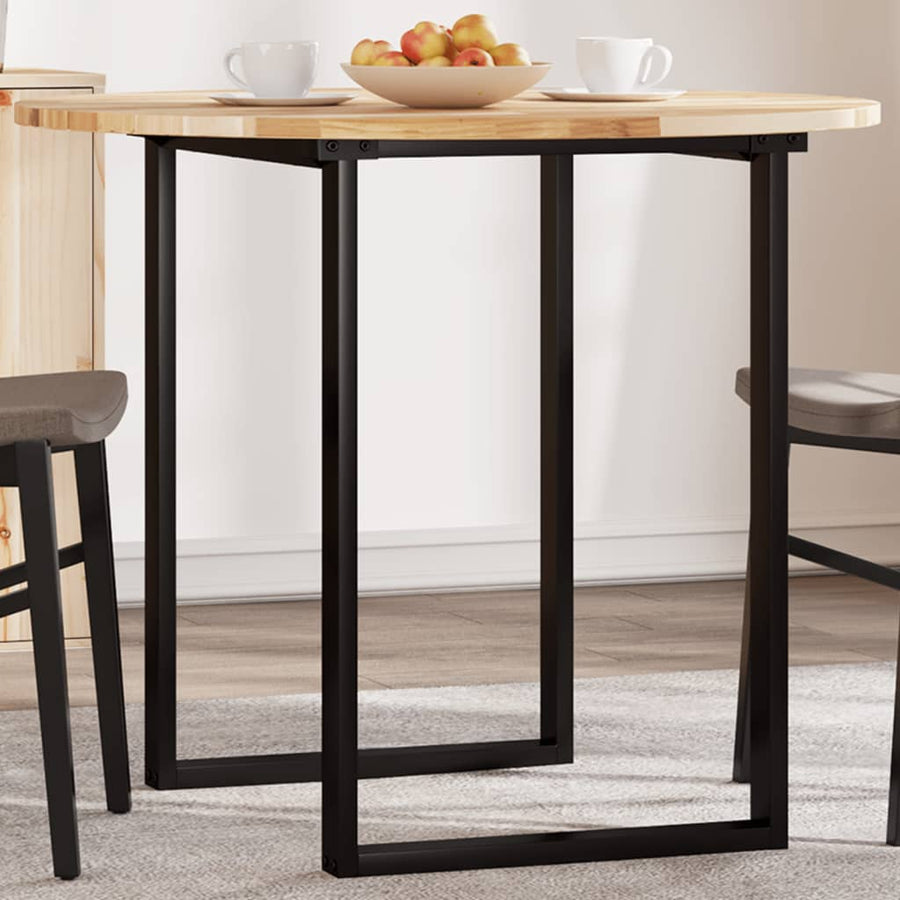 Tafelblad rond Ø 90x2 cm massief acaciahout
