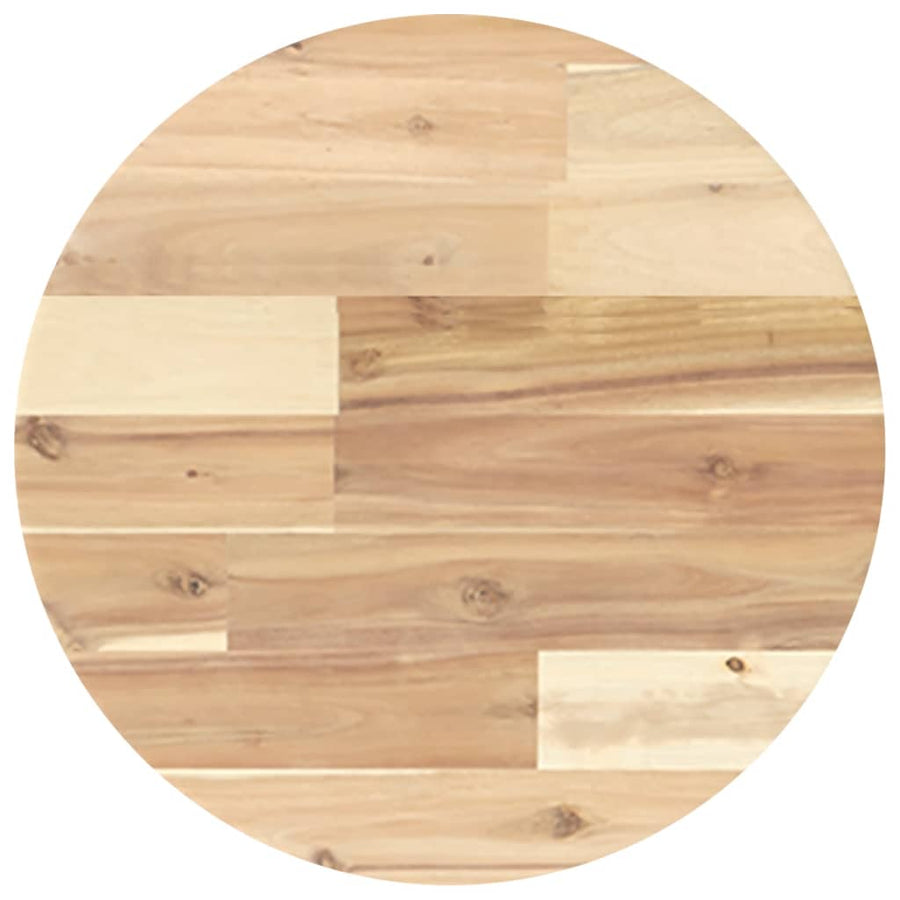 Tafelblad rond Ø 40x4 cm massief acaciahout