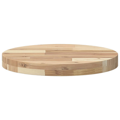Tafelblad rond Ø 40x4 cm massief acaciahout