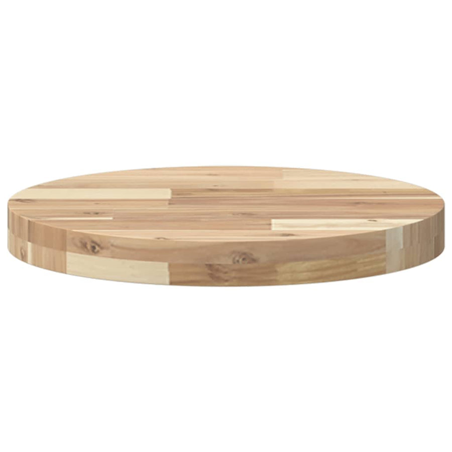 Tafelblad rond Ø 40x4 cm massief acaciahout