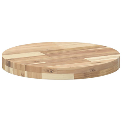 Tafelblad rond Ø 40x4 cm massief acaciahout