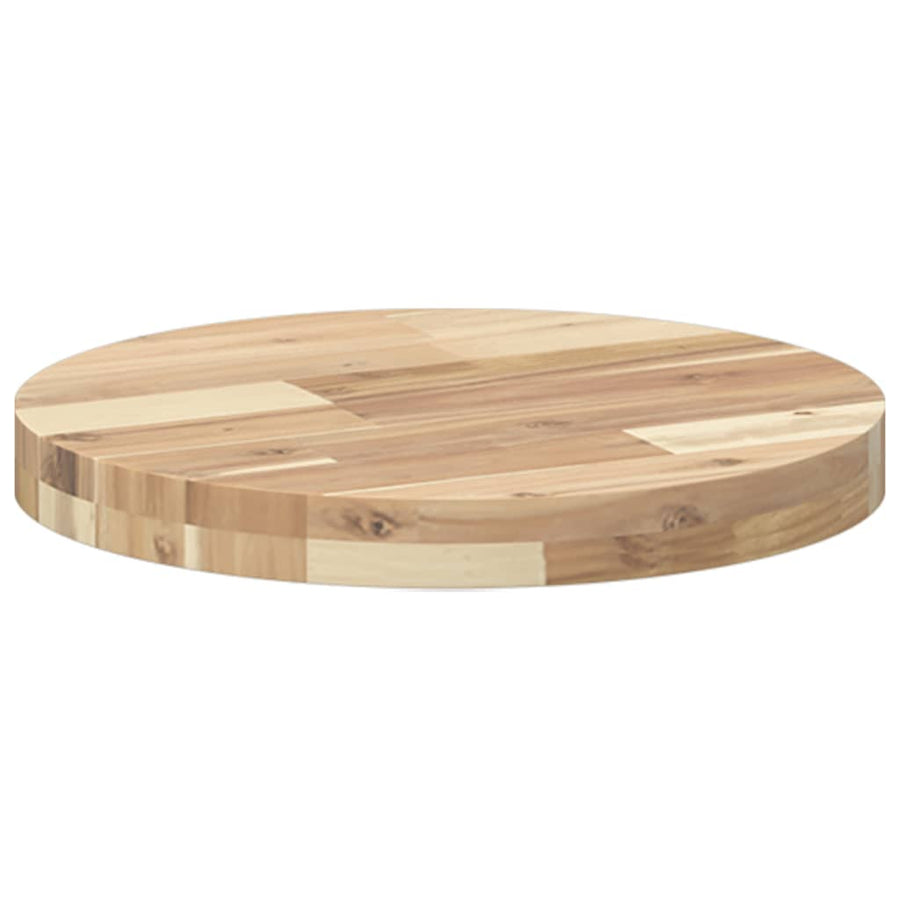 Tafelblad rond Ø 40x4 cm massief acaciahout