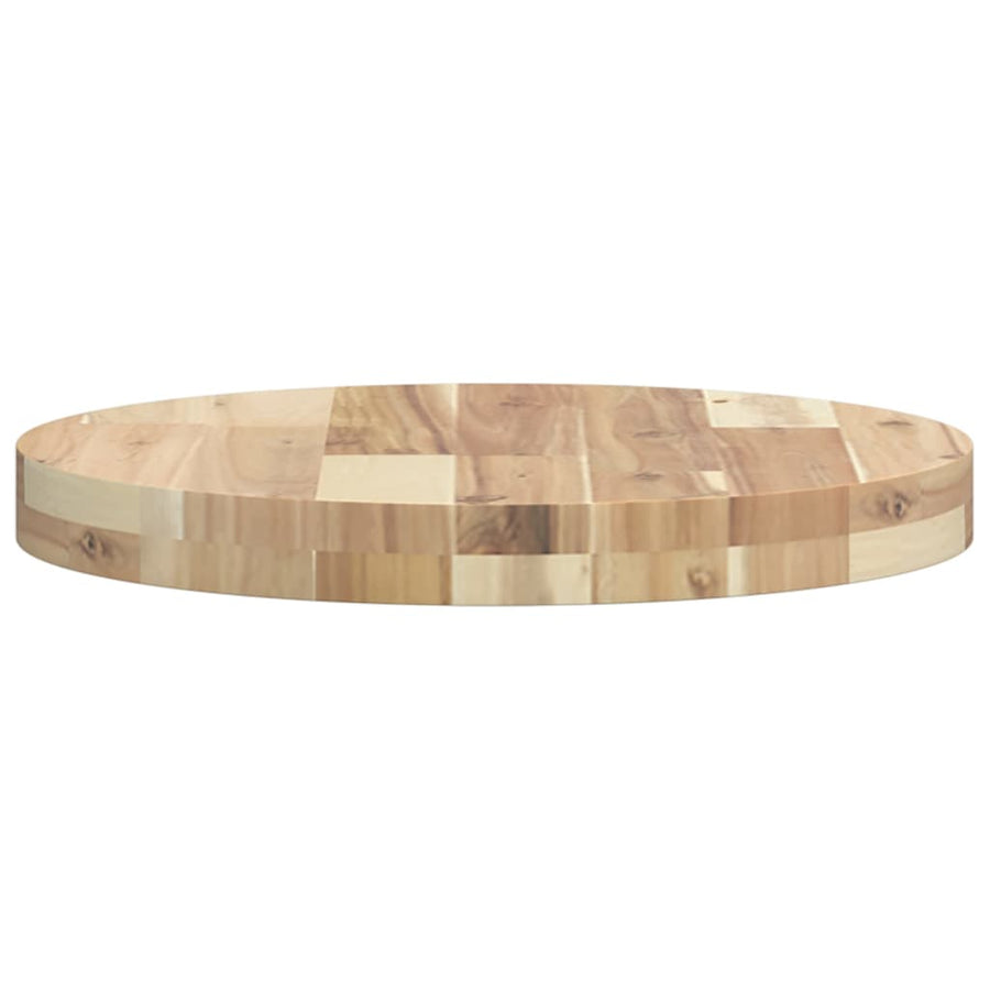 Tafelblad rond Ø 40x4 cm massief acaciahout