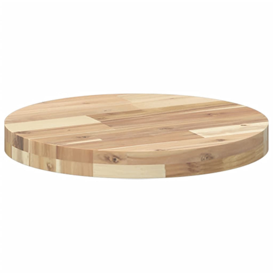 Tafelblad rond Ø 40x4 cm massief acaciahout