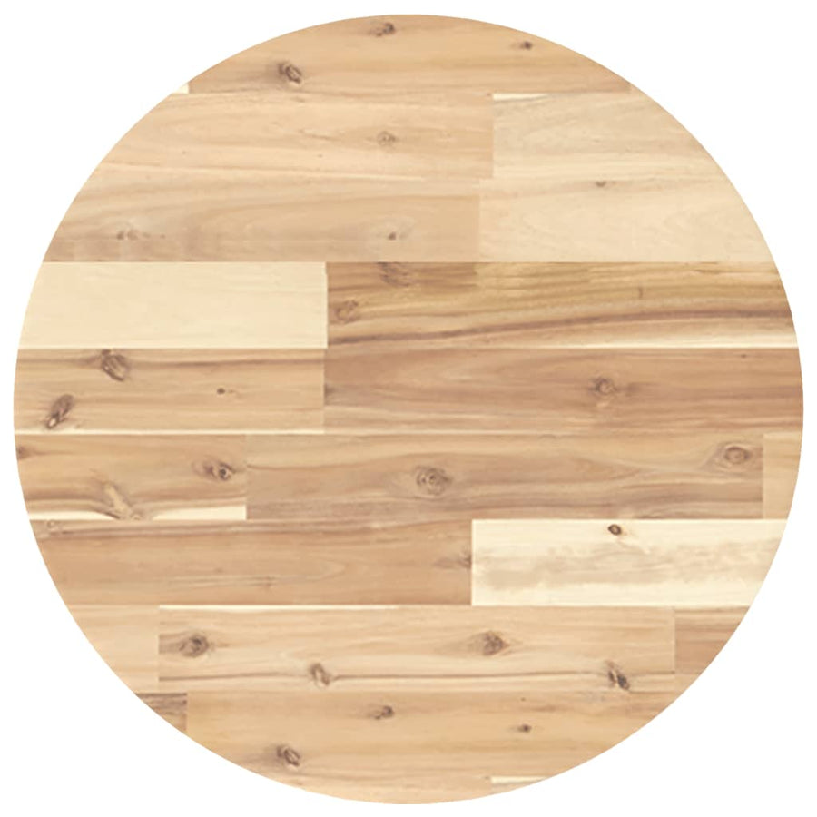 Tafelblad rond Ø 50x4 cm massief acaciahout