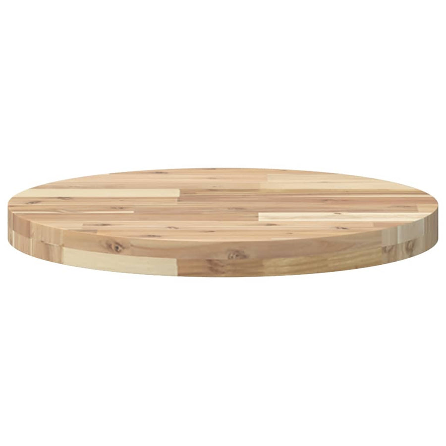 Tafelblad rond Ø 50x4 cm massief acaciahout