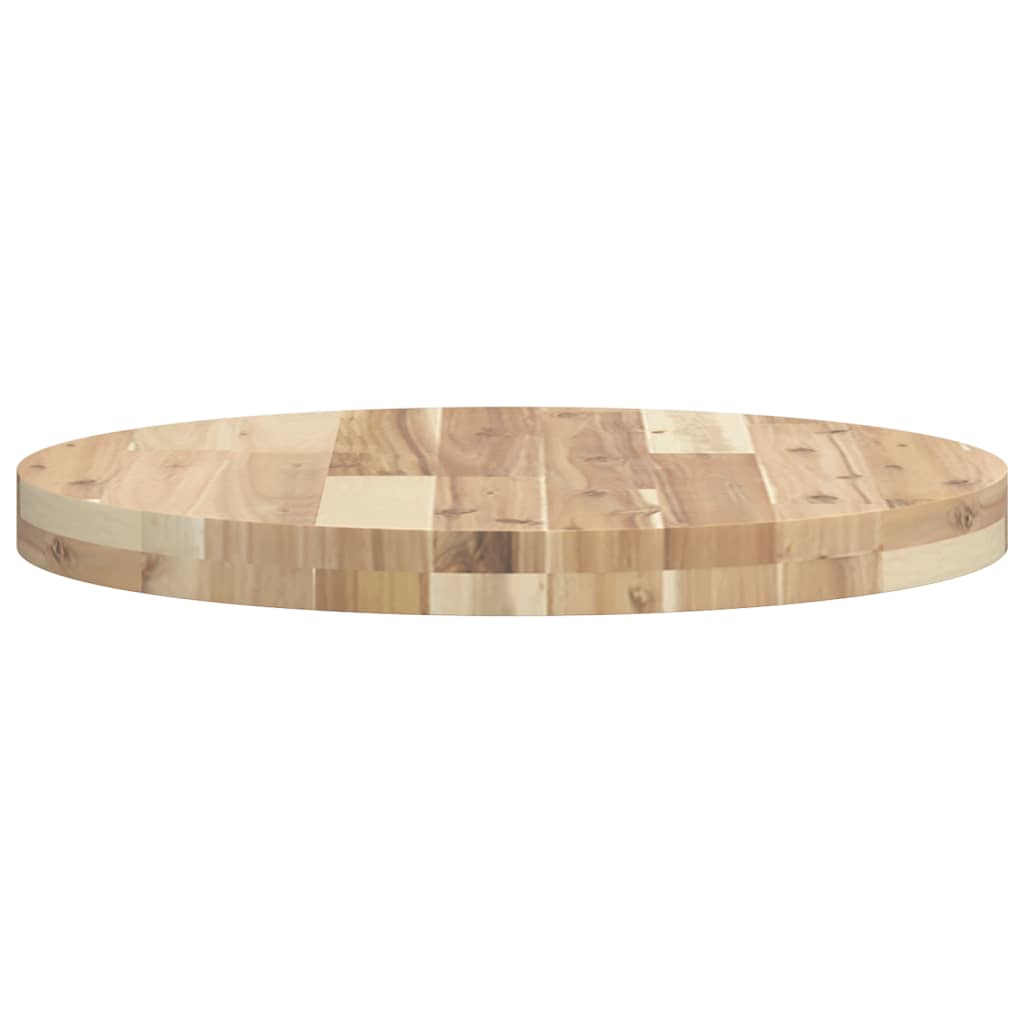 Tafelblad rond Ø 50x4 cm massief acaciahout