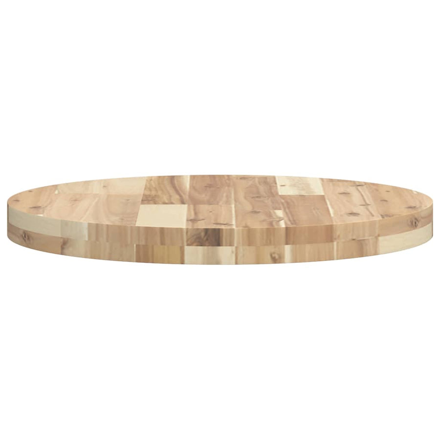 Tafelblad rond Ø 50x4 cm massief acaciahout