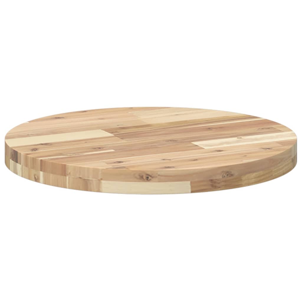 Tafelblad rond Ø 50x4 cm massief acaciahout