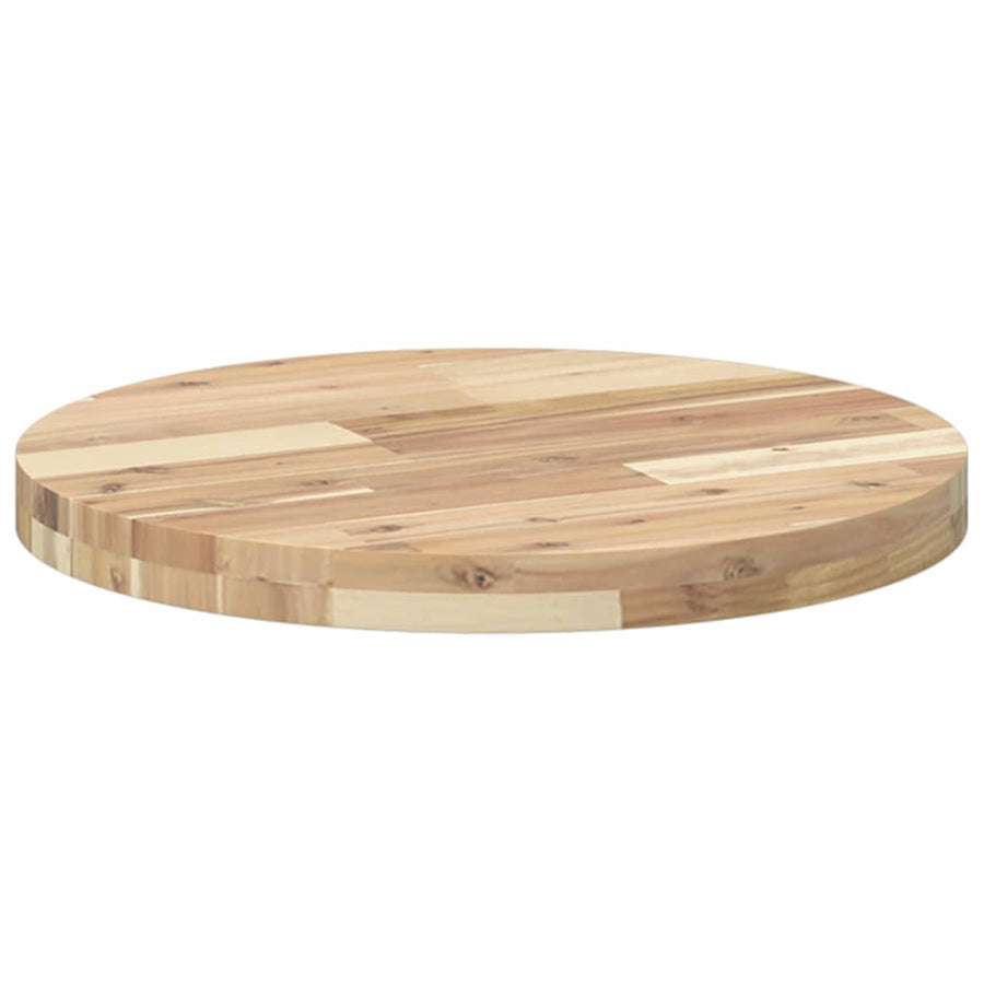 Tafelblad rond Ø 50x4 cm massief acaciahout