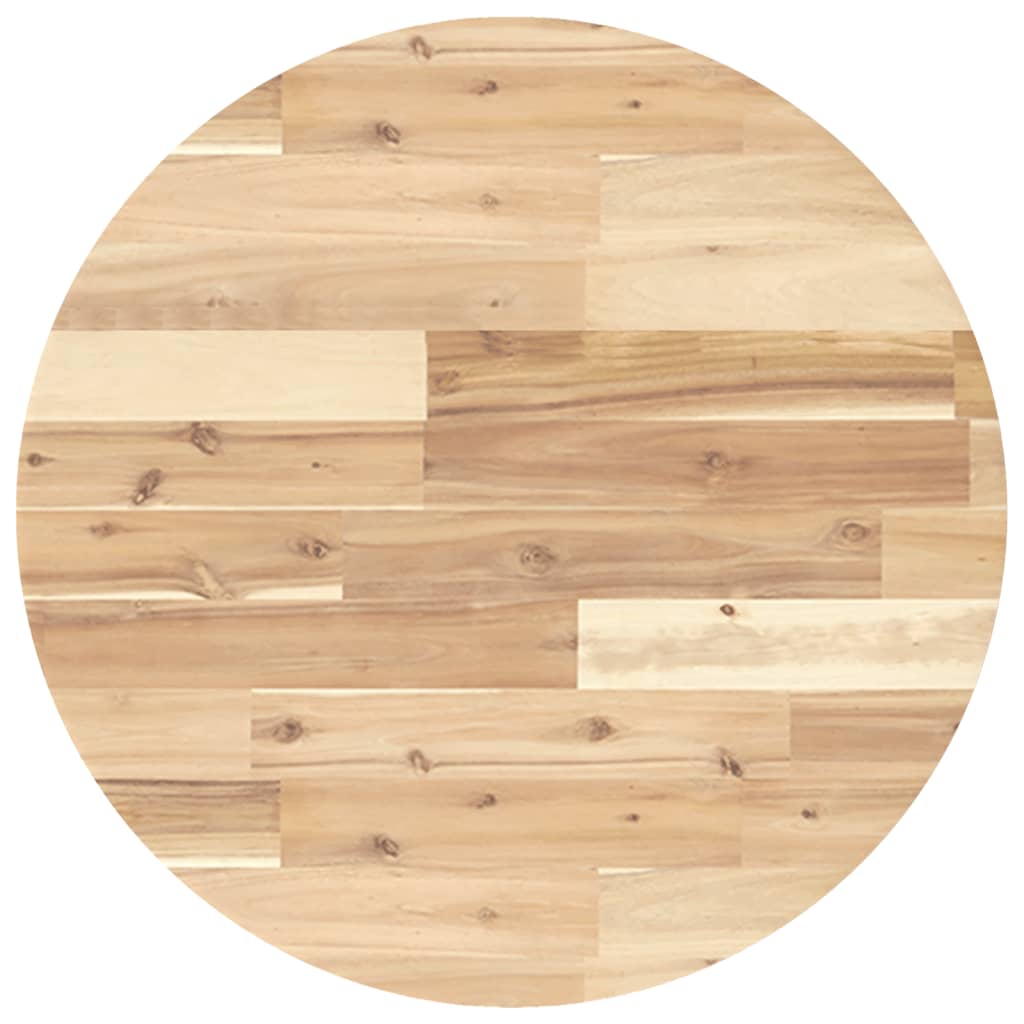 Tafelblad rond Ø 60x4 cm massief acaciahout