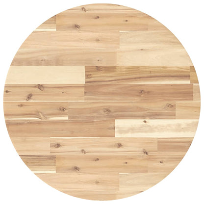 Tafelblad rond Ø 60x4 cm massief acaciahout
