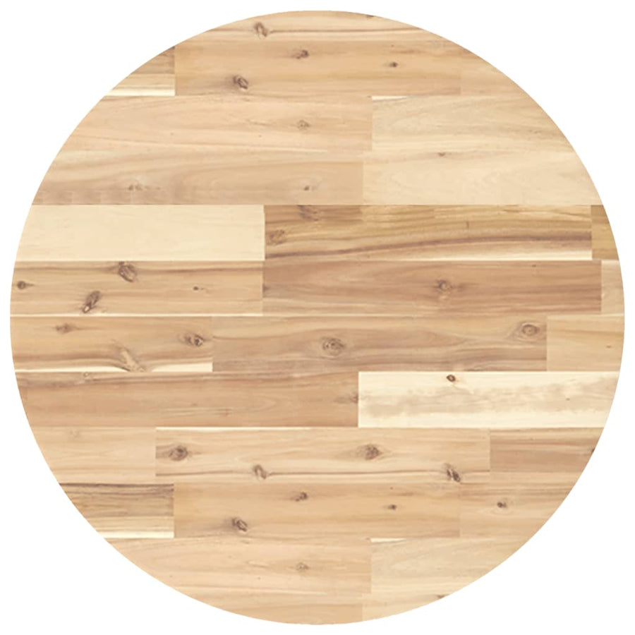 Tafelblad rond Ø 60x4 cm massief acaciahout