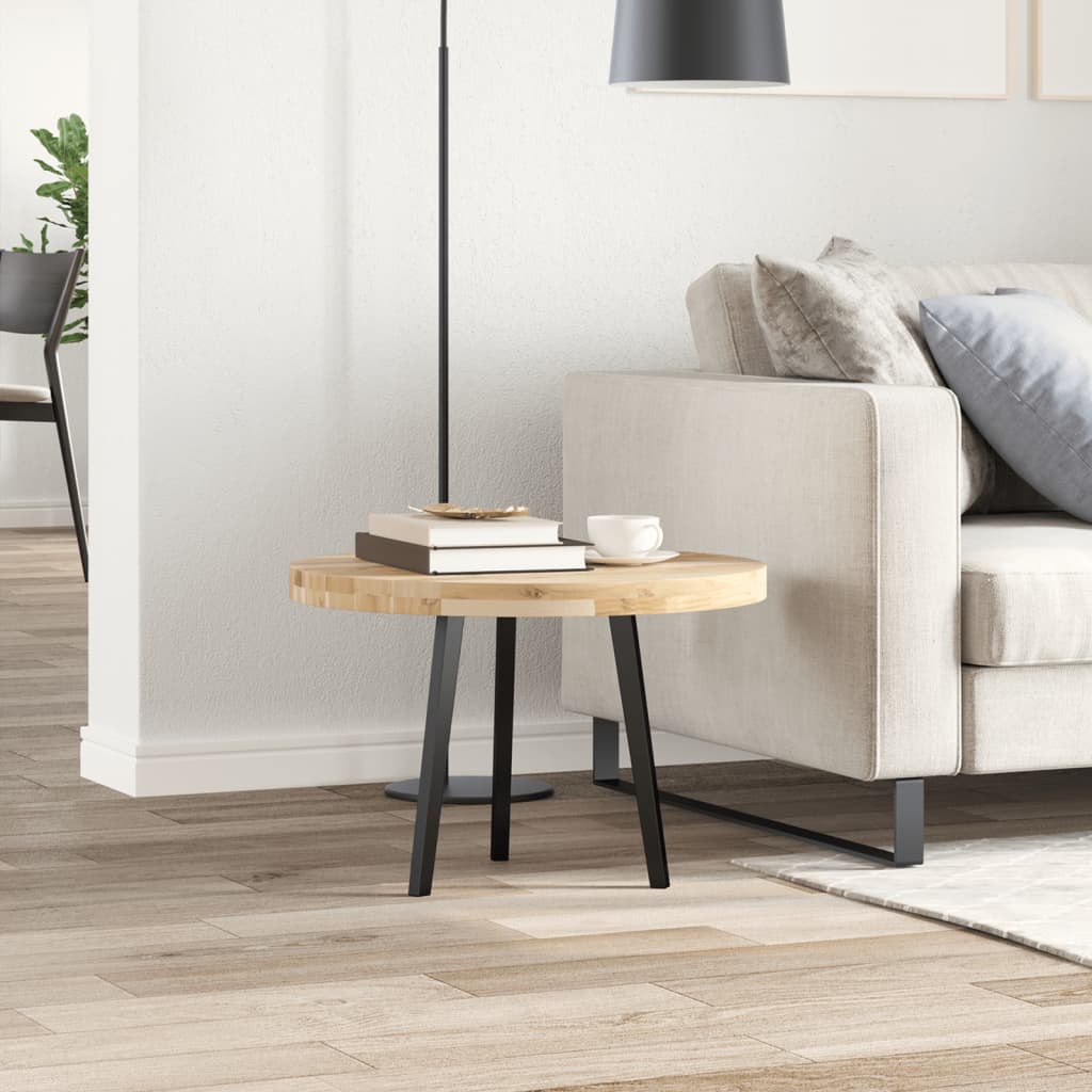 Tafelblad rond Ø 60x4 cm massief acaciahout