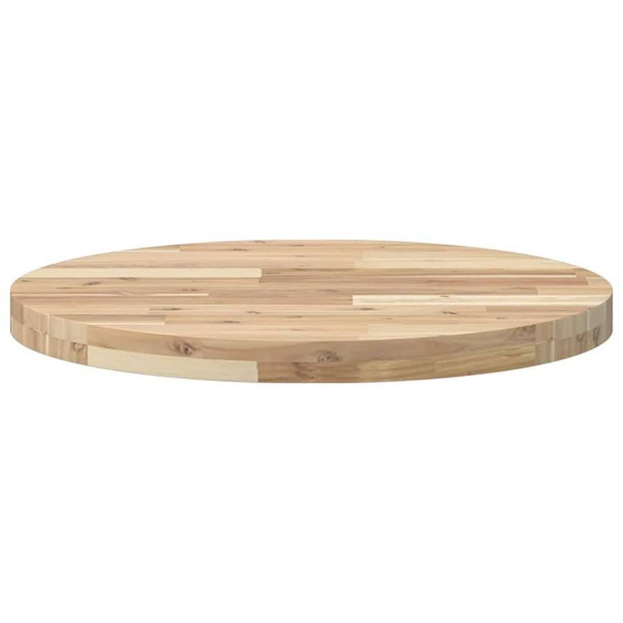 Tafelblad rond Ø 60x4 cm massief acaciahout