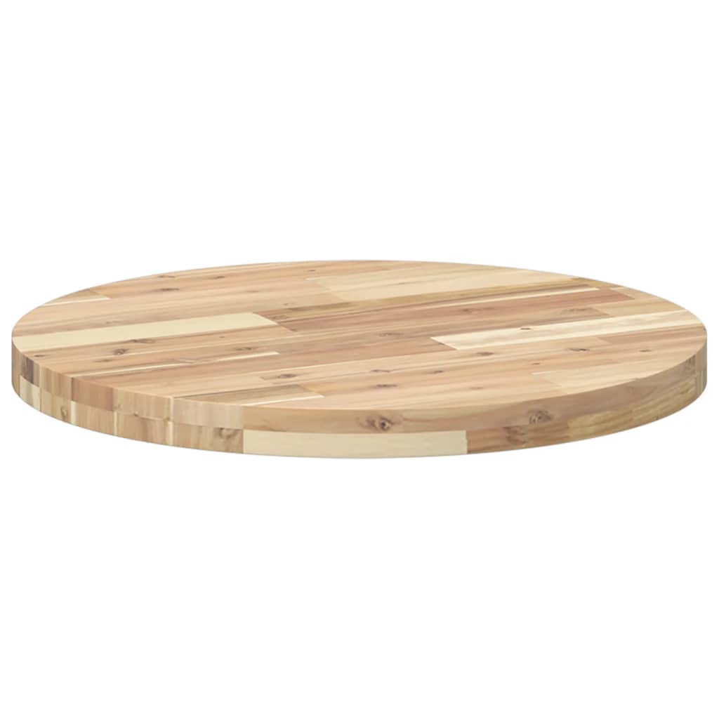 Tafelblad rond Ø 60x4 cm massief acaciahout