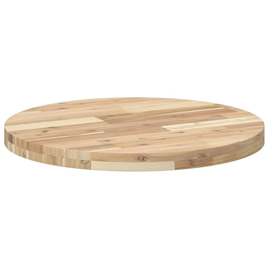 Tafelblad rond Ø 60x4 cm massief acaciahout