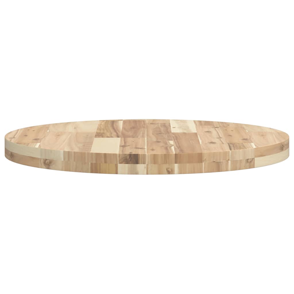Tafelblad rond Ø 60x4 cm massief acaciahout