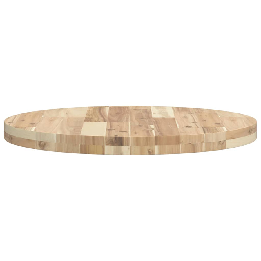 Tafelblad rond Ø 60x4 cm massief acaciahout