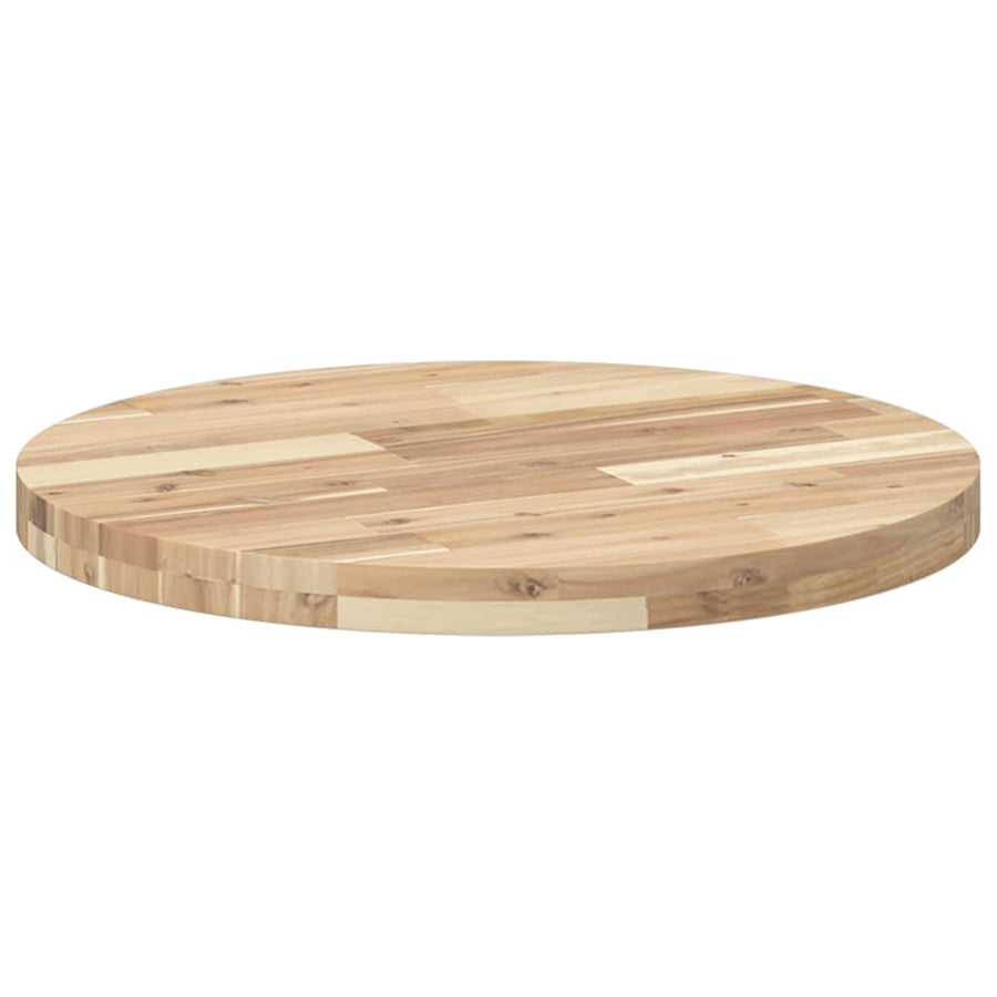 Tafelblad rond Ø 60x4 cm massief acaciahout