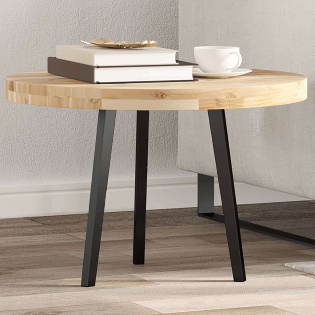 Tafelblad rond Ø 60x4 cm massief acaciahout